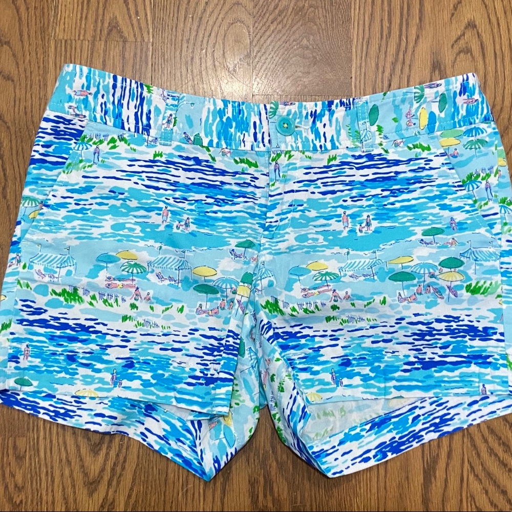 EUC Lilly Pulitzer High Tide Toile Callahan Short